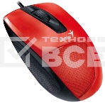 Мышь проводная Genius DX-150X красный, 1000 dpi, USB, кнопки - 3, фото 1