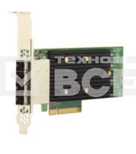 Адаптер HBA SAS 9400-16e SGL (05-50013-00), PCIe 3.1 x8 LP, Tri-Mode SAS/SATA/NVMe 12G HBA, 16port(2*ext SFF8644), 3416 IOC