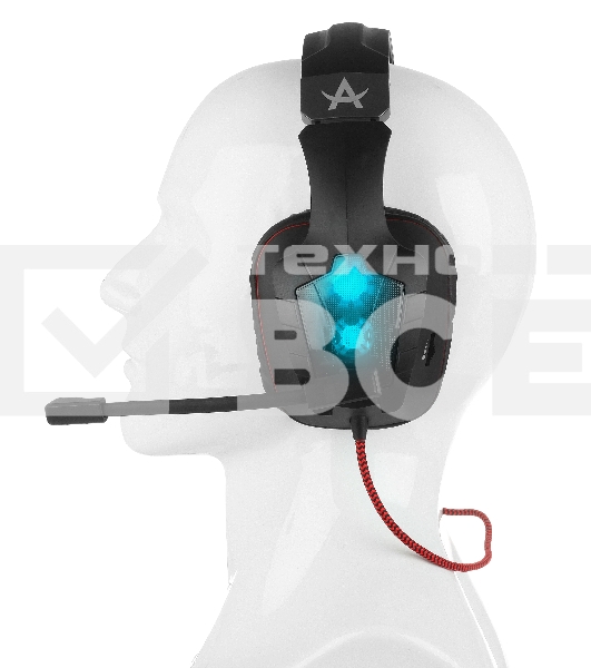 Гарнитура Qumo Arsenal GHS 0016, стереогарнитура, подсветка, USB