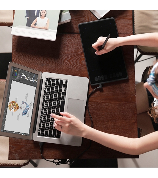 Планшет для рисования Huion Inspiroy H950P USB черный