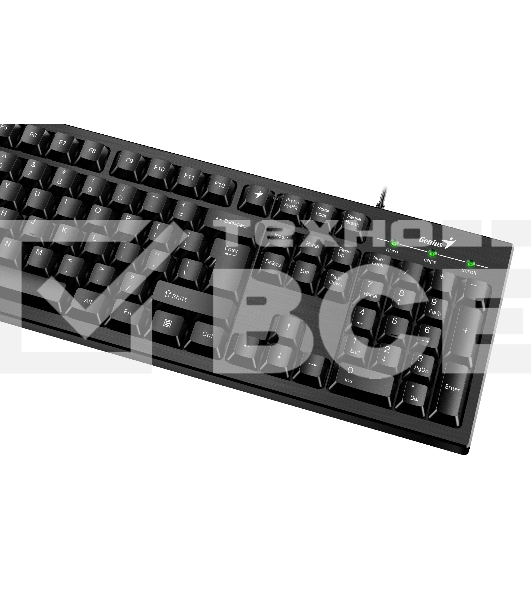 Клавиатура проводная Genius Smart KB-101, USB, черный