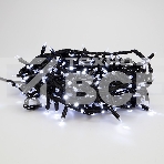 Гирлянда модульная «Дюраплей LED» 10 м, 200 LED, черный каучук, цвет свечения белый NEON-NIGHT, фото2