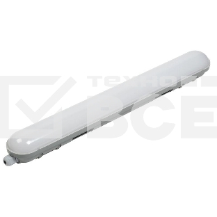 Светильник ДСП Iek LDSP0-1305-18-6500-K01 1305 18Вт 6500К IP65 600мм серый пластик размер 600х88х76 мм, аналог ЛСП-2х18Вт