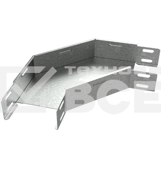 Угол для лотка горизонтальный 90град. 50х50 GL90х50 КМ LO0131