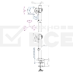 Кронштейн для мониторов Arm Media LCD-T43 черный 15