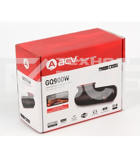 Видеорегистратор ACV GQ900W черный 2Mpix 1080x1920 1080p 160гр. GPS GM8135S