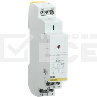 Реле промежуточное OIR 2 конт (8А). 12 В AC/DC