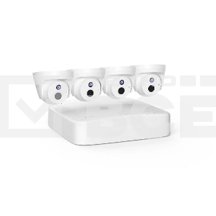Комплект видеобезопасности Tenda IC7-PRS 4-канальный  PoE HD