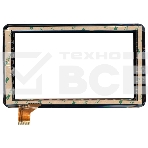 Сенсорное стекло (тачскрин) для Digma iDj7n (30 pin), черное, фото3