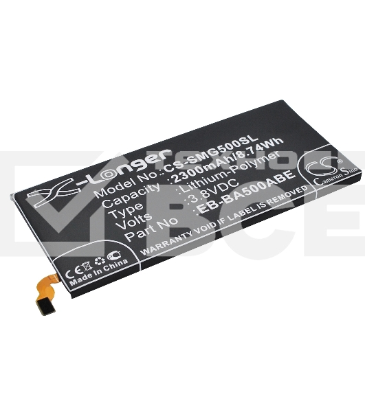 Аккумулятор CameronSinoCS-SMG500SL EB-BA500ABE для Samsung Galaxy A5 SM-A500F 3.8V / 2300mAh / 8.74Wh
