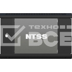 Шкаф коммутационный NTSS NTSS-W9U6045GS-BL настенный 9U 570x450мм пер.дв.стекл 60кг черный 350мм 20.1кг 220град. 370мм IP20 сталь, фото5