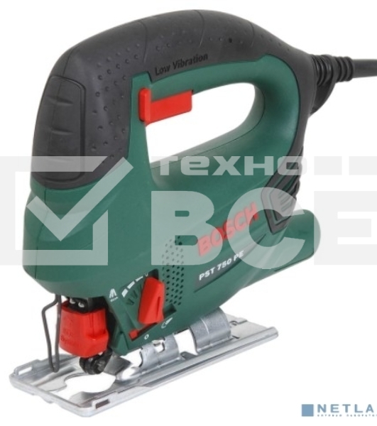 Лобзик электрический Bosch PST 750 PE 06033A0520 Лобзик 530 Вт, 500 - 3100 ходов/мин, 2.4 кг