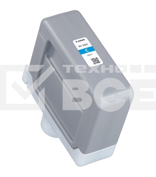 Картридж струйный Canon PFI-340 CYAN голубой (330 мл) для Canon imagePROGRAF TZ-30000