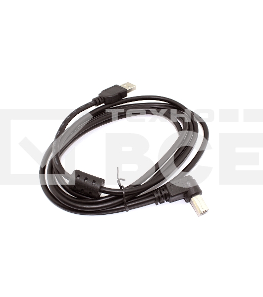 Кабель USB  2.0 на  USB-B угол влево 3 м