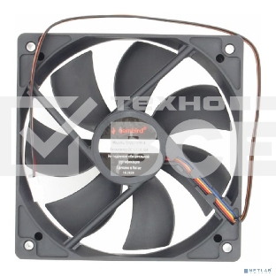Вентилятор для корпуса Gembird D12025HM-4 черный 120мм 2000rpm 38.65db 4-pin