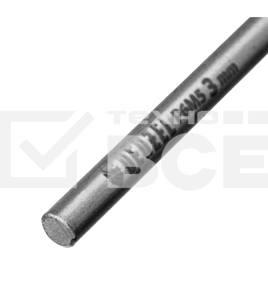 Сверло спиральное по металлу 3 x 60мм, Р6М5, Golden Tip, 2шт. Denzel