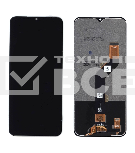 Дисплей для Infinix Smart 6 Plus черныйв сборе с тачскрином черный