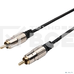 Шнур Стерео 3,5 мм - 2 RCA, длина 1,5 метра (GOLD-металл) Rexant, фото4