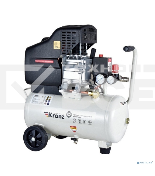 Компрессор воздушный Kranz KR-1500/24, 1500Вт, 230 л/мин, 24л