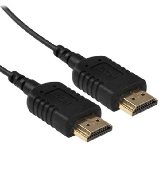 Кабель HDMI CP-HM-HM-1M Wize,1 м, v.2.0, K-Lock, soft cable, 19M/19M, позол.разъемы, экран, темно-серый, пакет