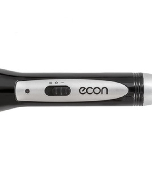 Щипцы для завивки волос ECON ECO-BH111C черный/серый, 10 мм, 200 °C, 2 режима