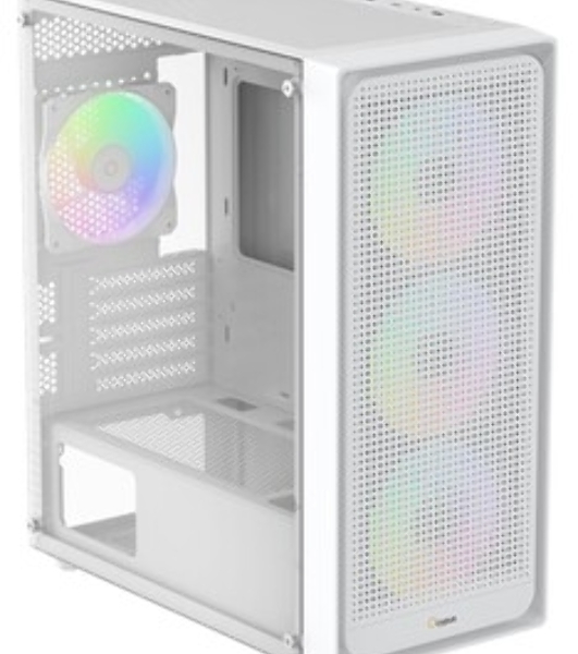 Компьютерный корпус Ocypus Gaммa C50 WH ARGB, MATX, USB 3.0*1+USB 2.0*2, FRONT 3x120мм ARGB, REAR 1x120мм ARGB