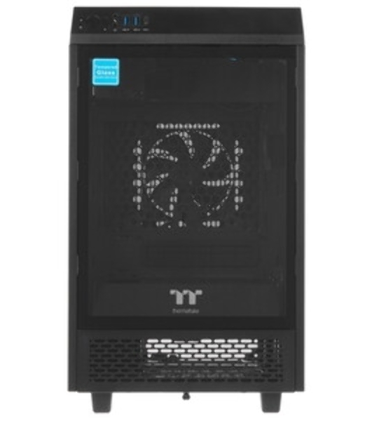 Компьютерный корпус Thermaltake The Tower 100 Racing Green без БП miniITX 1x120мм 3x140мм 2xUSB 3.0 audio bott PSU