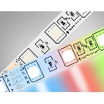 Светодиодная лента Ambrella light GS2202 5050 60Led/ 14.4 m/ 12V IP20 RGB/ 5000*10*1.87mm (4 конт.), фото16