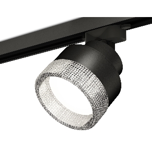 Светильник Ambrella light XT8102040 SBK/CL черный песок/прозрачный GX53 (A2526, A2106, C8102, N8480)