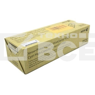 Картридж лазерный Xerox 106R01601 голубой для Xerox Ph 6500/WC 6505 (2500 cтр)(Channels)