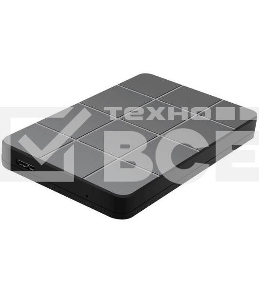 Внешний корпус для HDD AgeStar 3UB2P1 SATA III пластик черный 2.5