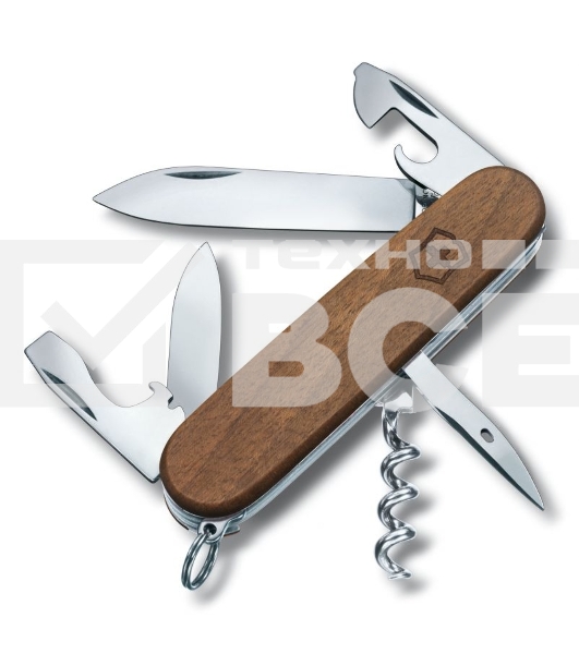 Нож перочинный Victorinox Spartan Wood (1.3601.63) 91мм 10функций дерево карт.коробка