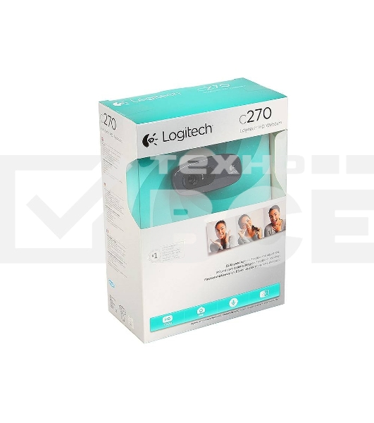 Цифровая камера Logitech Webcam HD Pro C270, 3MP, 1280x720, Rtl
