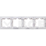 Рамка 4-м КВАРТА РГ-4-КБ горизонт. бел. ИЭК EMK40-K01-DM, фото5