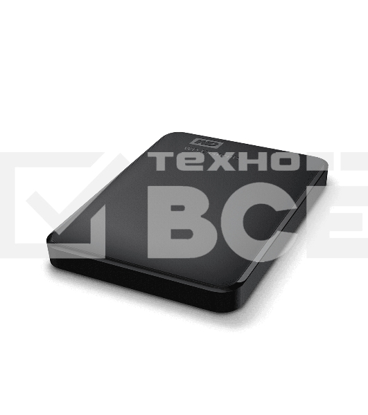 Внешний HDD 2.5' Western Digital Elements Portable, 5TB, USB 3.2 Gen 1 Type-A, 5400 rpm, черный