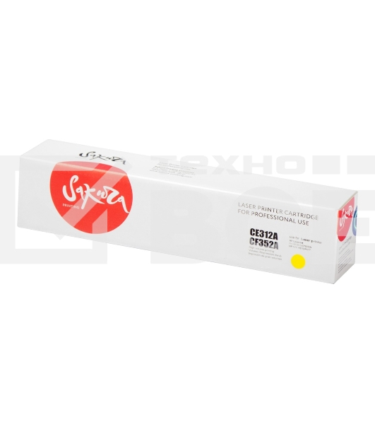 Картридж Sakura CE312A/CF352A для HP желтый , 1000 стр