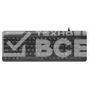Клавиатура A4Tech Fstyler FK25 проводная, USB, черный/серый