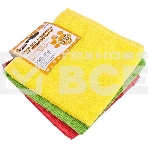 Набор из 3-х салфеток из микрофибры Рыжий кот MFS-02/3, размер: 30x30 см, фото2