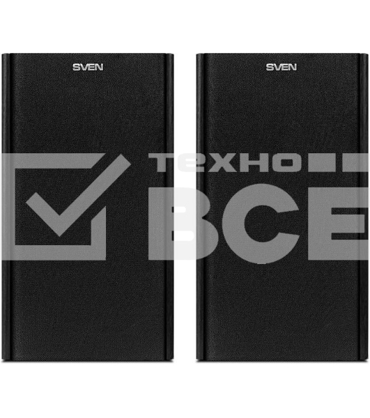 Колонки Sven SPS-614 2.0 (2x20W, Bluetooth, дерево, black)