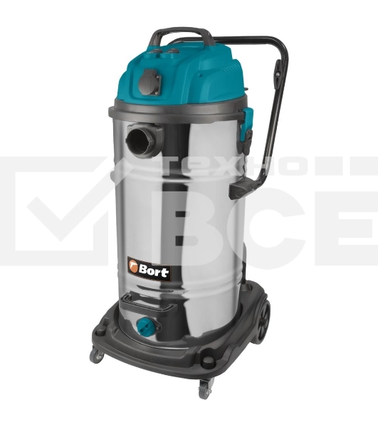 Строительный пылесос Bort BSS-2260-Twin 2200Вт (уборка: сухая/влажная) синий