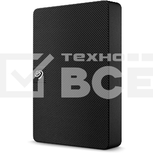 Внешний HDD 2.5' Seagate Expansion, 4TB, USB 3.2 Gen 1 Type-A, 5400 rpm, черный