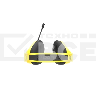 Гарнитура игровая проводная Dareu EH732 Yellow (желтый), подключение USB, подсветка RGB