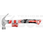 Молоток-гвоздодер Matrix ''optimal'', 450 г, боек c магнитом,фибергласовая обрезиненная рукоятка, фото 1