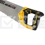 Ножовка по дереву Denzel 500 мм, 9 TPI, зуб 3D, двухкомпонентная рукоятка, фото4