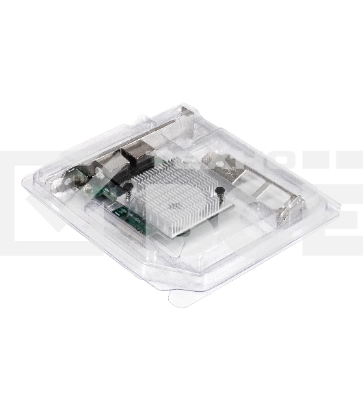 Сетевой адаптер ExeGate EXE-562 (PCI-E x1 v2.0, 2xRJ45, UTP 10/100/1000Mbps, Realtek Chipset RTL8111F)