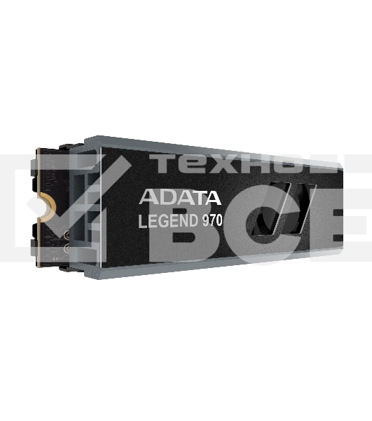 Накопитель SSD ADATA LEGEND 970, 2Tb, PCIe 5.0 x4, M.2 2280, NVMe, R/W 10000/10000, с радиатором