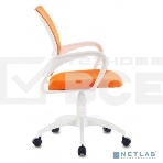 Кресло компьютерное Бюрократ CH-W695NLT TW-38-3 TW-96-1 оранжевый, сетка/ткань, крестовина пластик, пластик белый, фото24