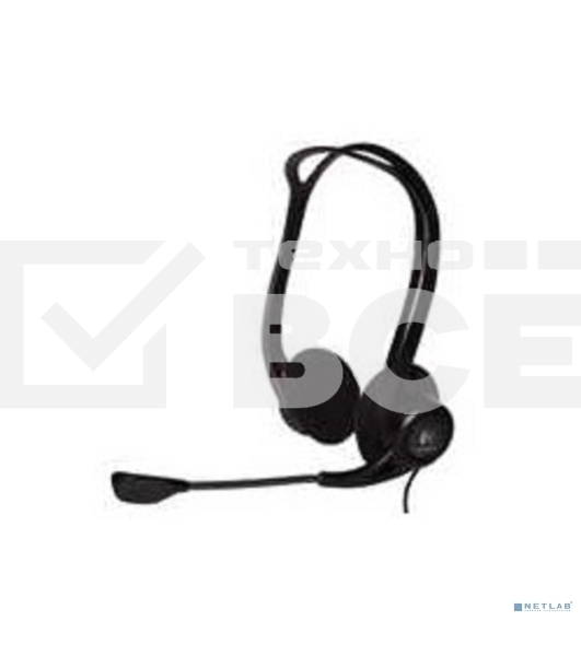 Наушники с микрофоном Logitech 960 черный 2.4м накладные оголовье (981-000100)