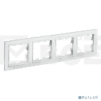 Рамка 4-мест. IEK BRITE РУ-4-БрБ бел., фото4