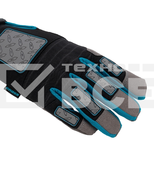 Перчатки универсальные Gross усиленные, с защитными накладками, DELUXE, размер L (9)